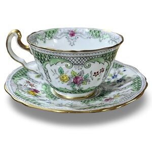 Adidas Green and Gold Teacup